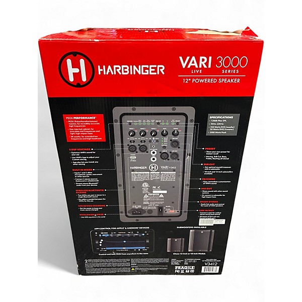 Used Harbinger V3412 Powered Speaker