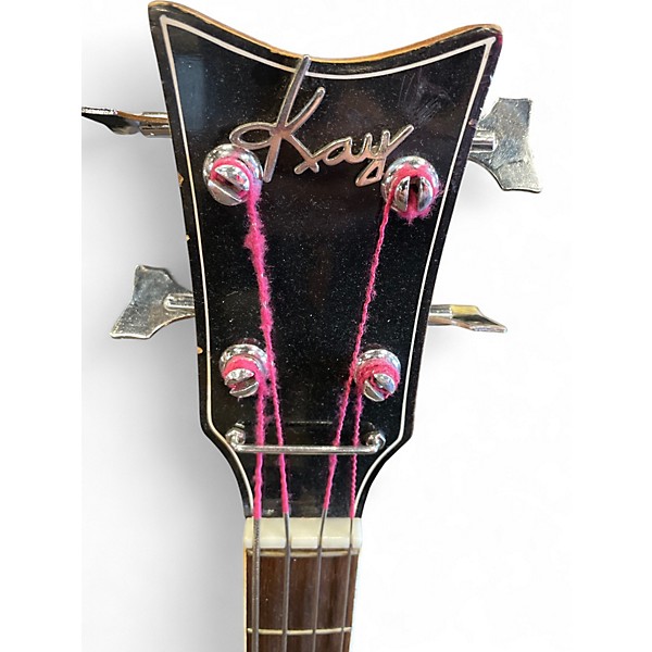 Used Kay SG BASS RED Electric Bass Guitar