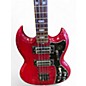Used Kay SG BASS RED Electric Bass Guitar