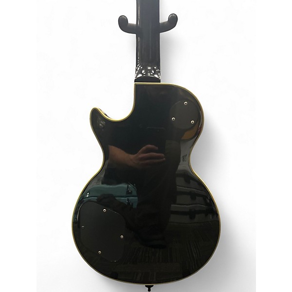 Used Epiphone Les Paul Custom Black and Gold Solid Body Electric Guitar