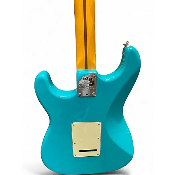 Used Fender American Professional II Stratocaster MIAMI BLUE Solid Body Electric Guitar