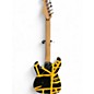 Used EVH Striped Series Black and Yellow Solid Body Electric Guitar