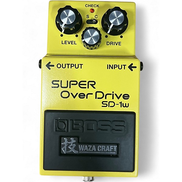 Used BOSS SD1W Super Overdrive Waza Craft Effect Pedal