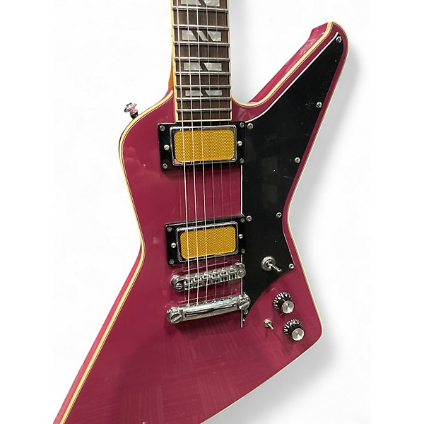 Used Pure Salem Explorer Purple Solid Body Electric Guitar