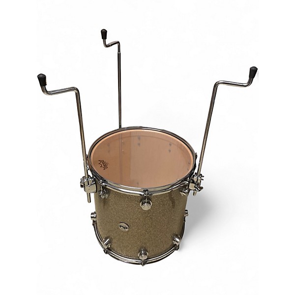 Used DW 3 Piece Collector's Series GOLD SPARKLE Drum Kit