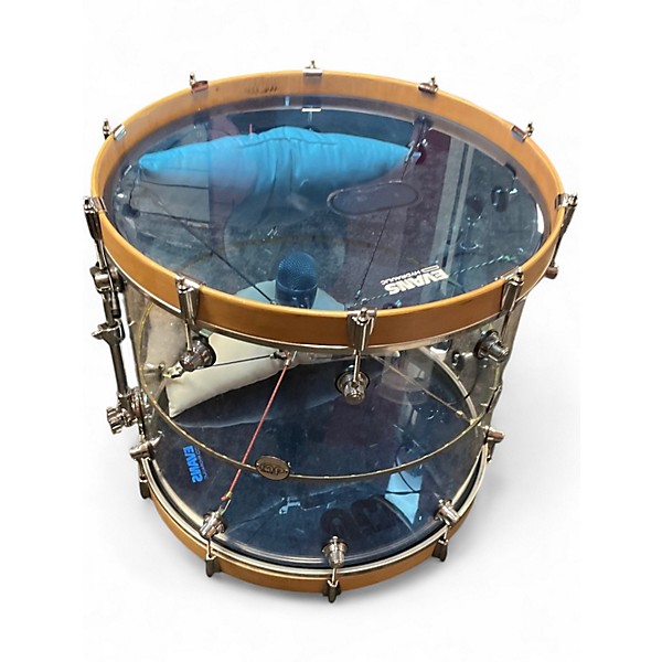 Used DW 3 Piece Design Series Acrylic ACRYLIC BLUE Drum Kit