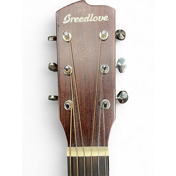 Used Breedlove Discovery Dreadnought Natural Acoustic Guitar