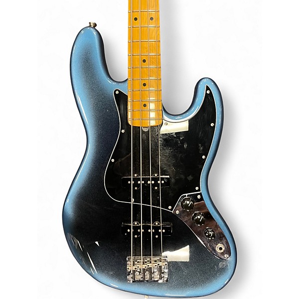 Used 2021 Fender American Professional II Jazz Bass DARK KNIGHT Electric Bass Guitar