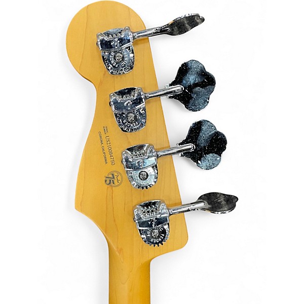 Used 2021 Fender American Professional II Jazz Bass DARK KNIGHT Electric Bass Guitar