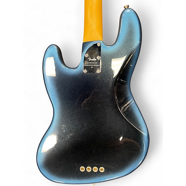 Used 2021 Fender American Professional II Jazz Bass DARK KNIGHT Electric Bass Guitar