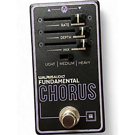 Used Walrus Audio FUNDAMENTAL CHORUS Effect Pedal