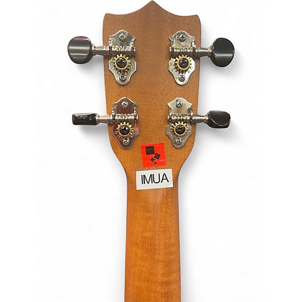 Used Imua Solid Body Electric Curly Mango Wood Ukulele