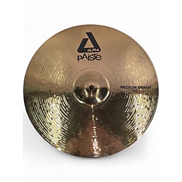 Used Paiste 16in Alpha Medium Crash Brilliant Cymbal