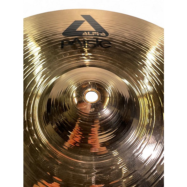 Used Paiste 16in Alpha Medium Crash Brilliant Cymbal