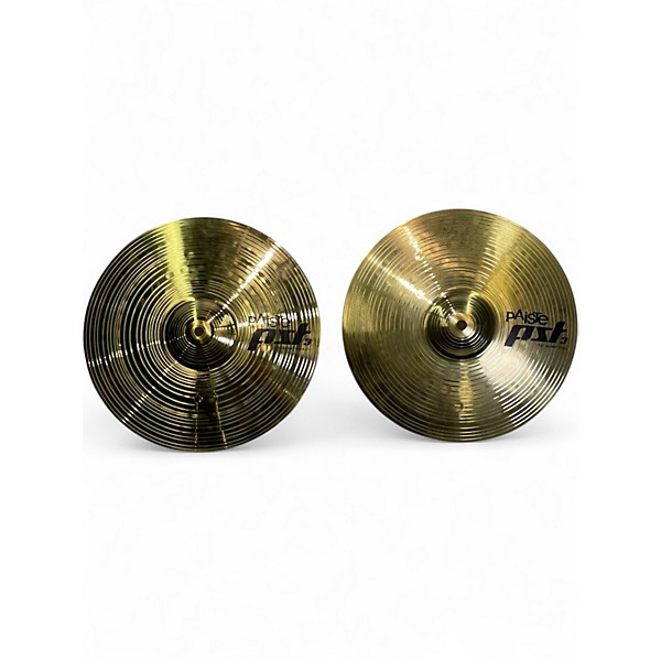 Used Paiste 13in PST3 Hi Hat Pair Cymbal