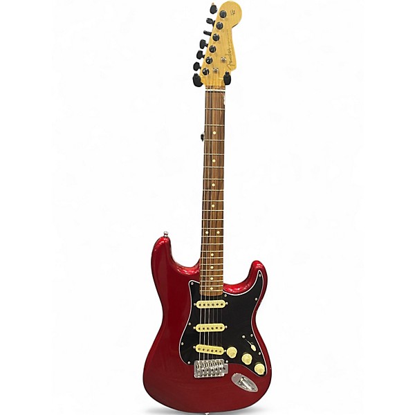 Used Fender Player Stratocaster Candy Apple Red Solid Body Electric Guitar