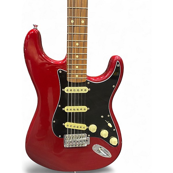 Used Fender Player Stratocaster Candy Apple Red Solid Body Electric Guitar