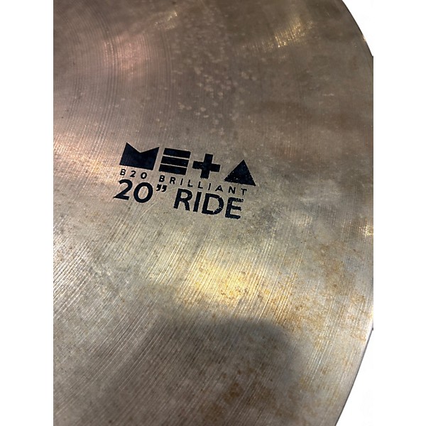 Used Turkish 20in B20 BRILLIANT RIDE Cymbal