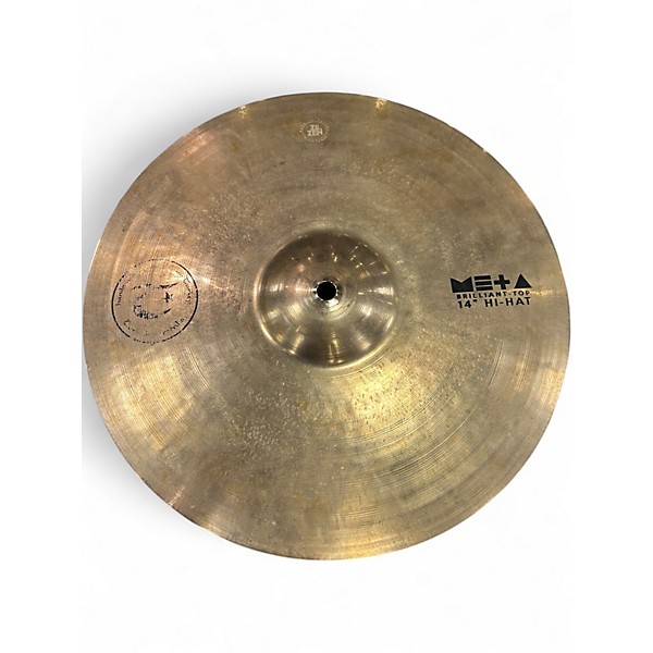 Used Turkish 14in B20 BRILLIANT HI HAT PAIR Cymbal