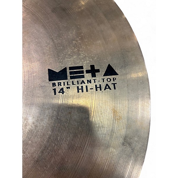Used Turkish 14in B20 BRILLIANT HI HAT PAIR Cymbal