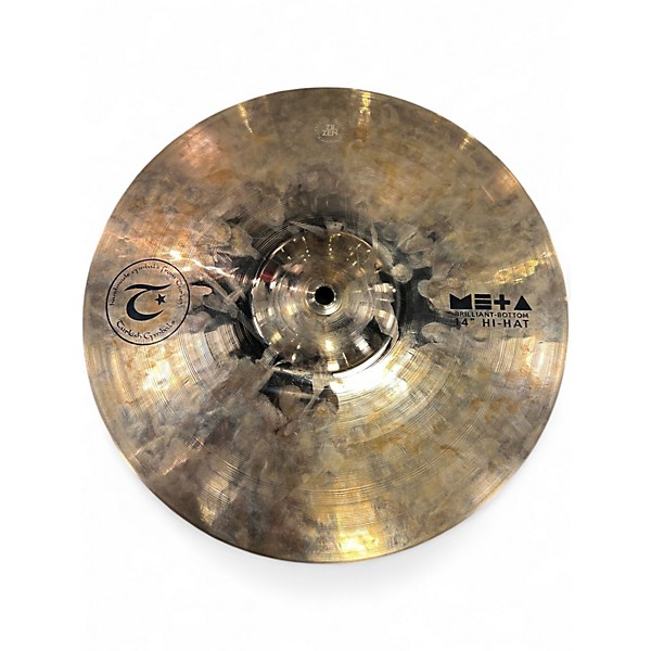 Used Turkish 14in B20 BRILLIANT HI HAT PAIR Cymbal