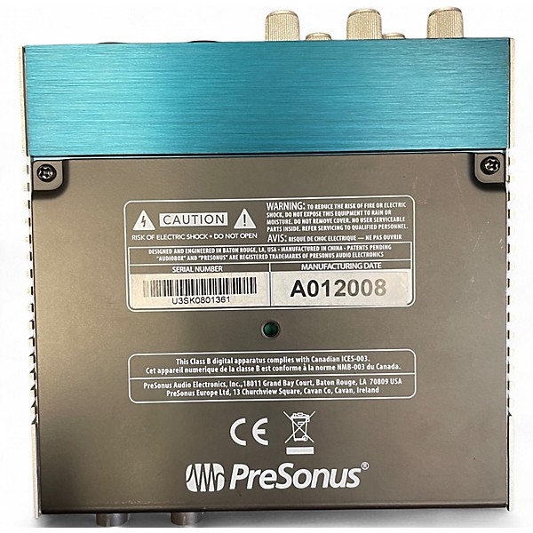 Used PreSonus Audiobox USB Audio Interface