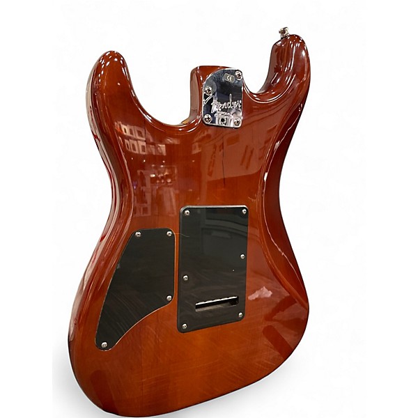 Used Fender AMERICAN DELUXE QUILTED MAPLE TOP HSS STRATOCASTER NATURAL BURST Solid Body Electric Guitar