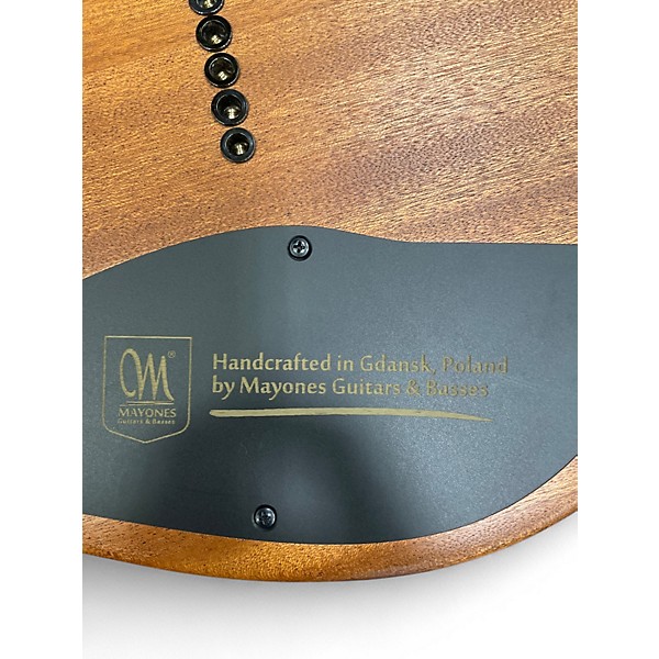 Used Mayones DUVELL ELITE  GALAXY BLUE SATIN Solid Body Electric Guitar