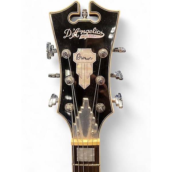 Used D'Angelico EXL-1 Black Hollow Body Electric Guitar