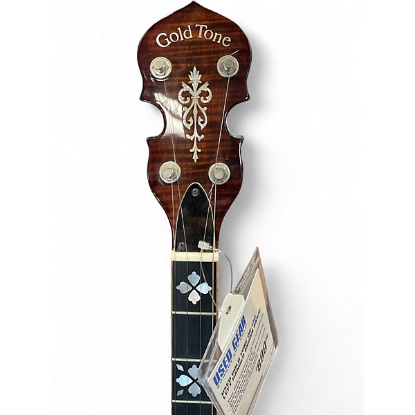 Used Gold Tone OB-150 LEFT HANDED Brown Banjo