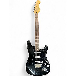 Used Squier Korean Stratocaster Black Solid Body Electric Guitar