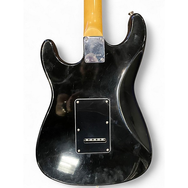 Used Squier Korean Stratocaster Black Solid Body Electric Guitar
