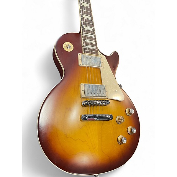 Used 2021 Gibson Les Paul Traditional Pro V Iced Tea Solid Body Electric Guitar