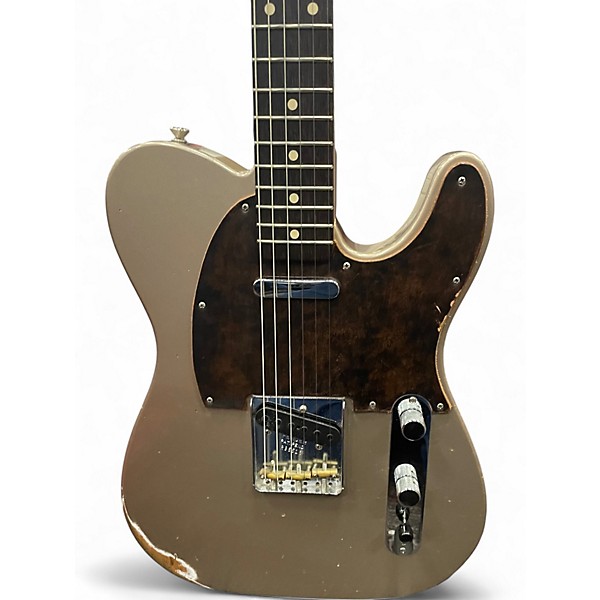 Used Fender 1961 Relic Telecaster Custom Shoreline Gold Solid Body Electric Guitar