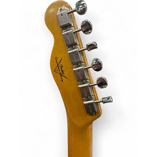 Used Fender 1961 Relic Telecaster Custom Shoreline Gold Solid Body Electric Guitar