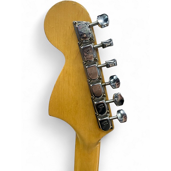 Used Fender 70S STRATOCASTER YELLOW Solid Body Electric Guitar