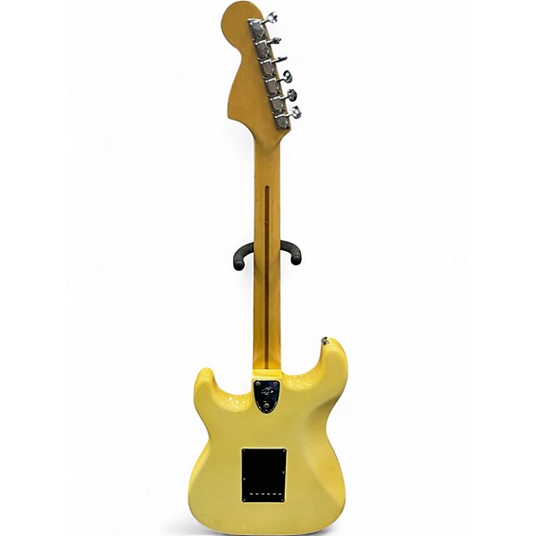 Used Fender 70S STRATOCASTER YELLOW Solid Body Electric Guitar