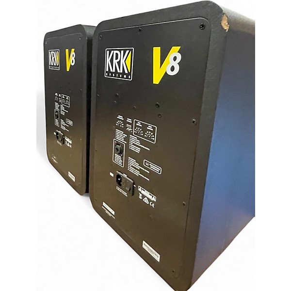 Used KRK V8 S4 (4th gen) Active Studio Monitor Speakers (PAIR) Powered Monitor