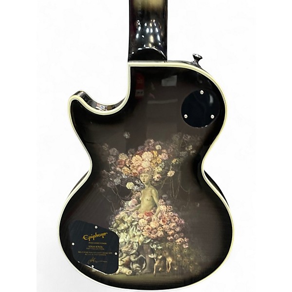 Used Epiphone Adam Jones Les Paul Julie Hefferman Silverburst Solid Body Electric Guitar