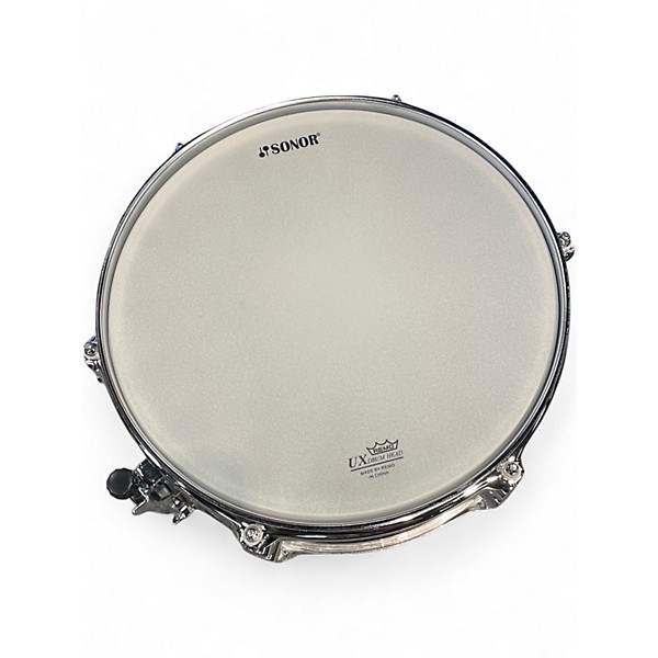 Used SONOR 12.5in Martini snare Silver Drum