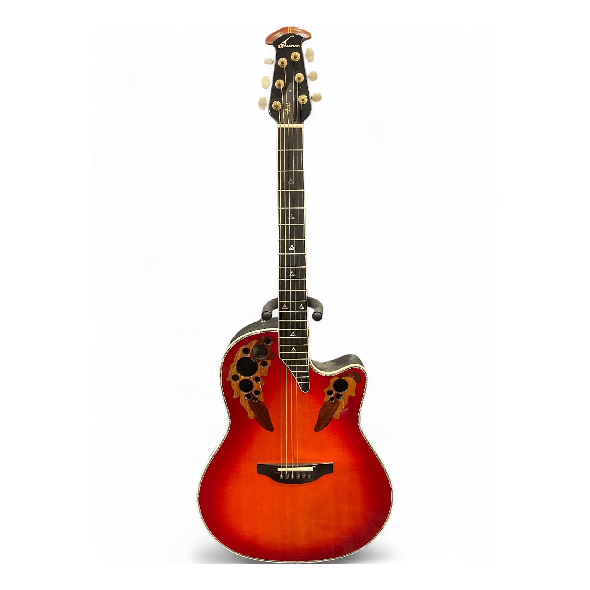 Ovation American LX CTM Elite 埋込リーフホール稀少 Used Ovation Custom Elite LX Red Fade Acoustic Guitar Red Fade