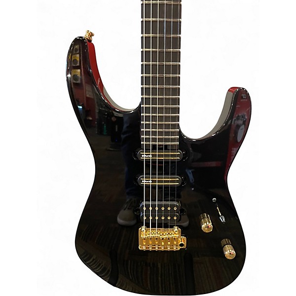 Used Charvel Custom Shop USA Special Edition DK24 BLACK GOLD Solid Body Electric Guitar