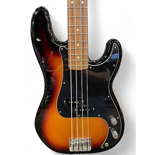Used Fender Player Precision Bass 3 Color Sunburst Electric Bass Guitar