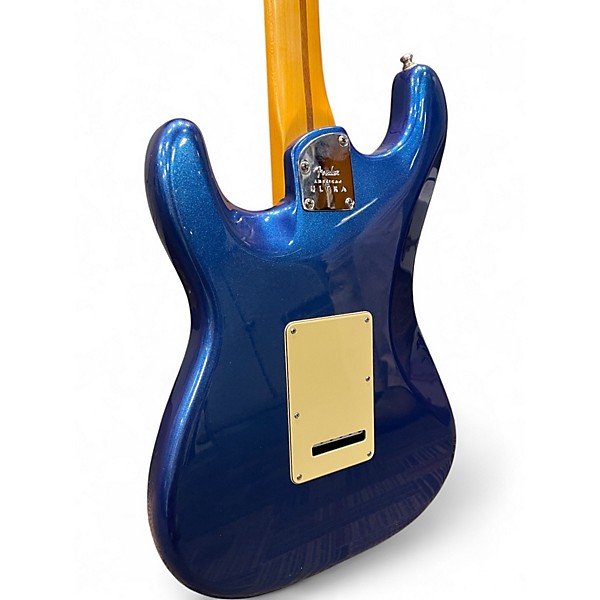 Used Fender American Ultra Stratocaster Cobalt blue Solid Body Electric Guitar
