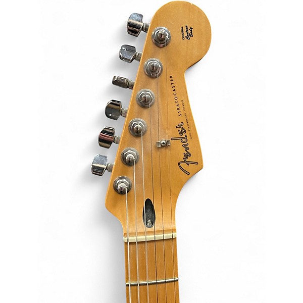 Used 2010 Fender Standard Stratocaster Black Solid Body Electric Guitar