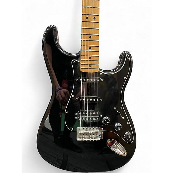 Used 2010 Fender Standard Stratocaster Black Solid Body Electric Guitar