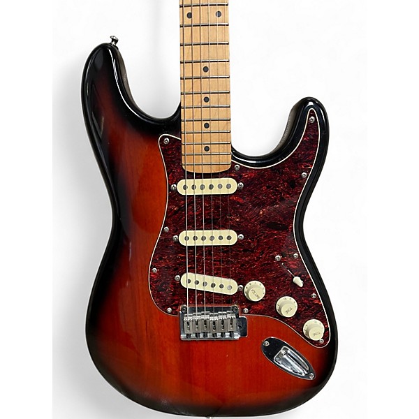 Used Squier Standard Stratocaster 2 Color Sunburst Solid Body Electric Guitar