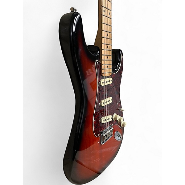 Used Squier Standard Stratocaster 2 Color Sunburst Solid Body Electric Guitar