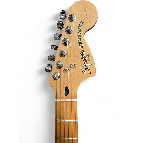 Used Squier Standard Stratocaster 2 Color Sunburst Solid Body Electric Guitar