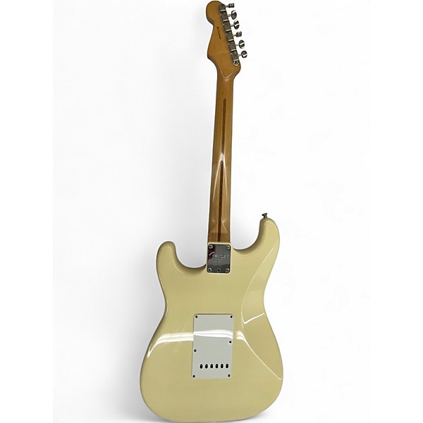 Used Fender Artist Series Eric Clapton Stratocaster Olympic White Solid Body Electric Guitar